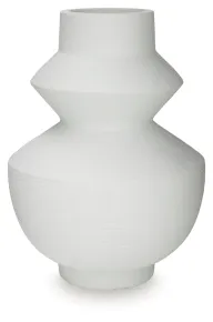 Ashley Furniture A2000870 Naveen - Vase - 13" - White
