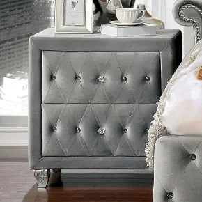 Furniture of America CM7150N Alzir - Nightstand - Gray