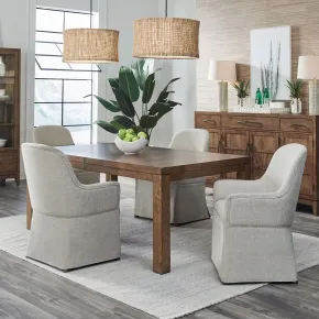 Liberty Furniture 936-DR-5RLS Shaker Lakes - 5 Piece Rectangular Table Set - Harvest Brown