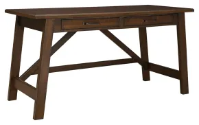 Ashley Furniture H675-44 Baldridge - Home Office Large Leg Desk - Rustic Brown