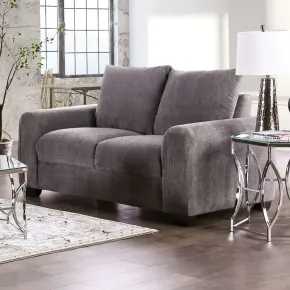 Furniture of America EM6723GY-LV Dagmar - Loveseat - Gray