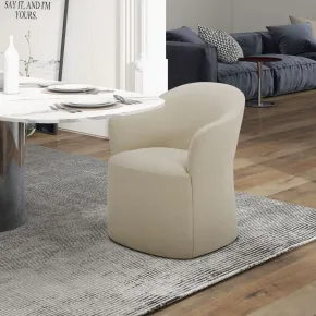 Liberty Furniture 731-ADC90-WK Liberty Furniture 731-ADC90-WK Accent Dining - Dining Accent Chair With Casters - Wicker
