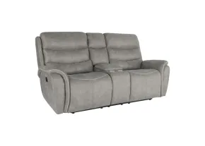 New Classic U092-25-GRY New Classic U092-25-GRY Kamari - Console Loveseat With Dual Recliners - Gray
