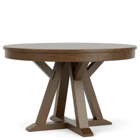 Riverside Furniture 61751 Calhoun - Round Dining Table - Whiskey Oak