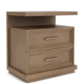 Riverside Furniture 73969 Riverside Furniture 73969 Cascade - 2 Drawer Nightstand - Casual Mink