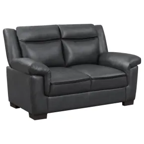 CoasterEveryday 506592 Arabella - Upholstered Padded Arm Loveseat - Gray