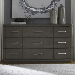 Liberty Furniture 732-BR31 Cascade Falls - 9 Drawer Dresser - Satin Espresso