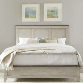 Liberty Furniture 457-BR-CPB Liberty Furniture 457-BR-CPB Ivy Hollow - California King Panel Bed - Weathered Linen / Dusty Taupe
