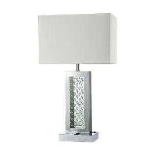 Furniture of America L76389CR Abbi - Table Lamp - White