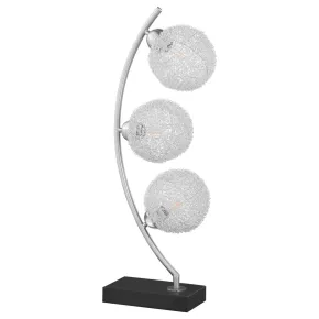 Coaster Fine Furniture 920233 Claudia - Woven Spherical Metal Table Lamp - Black