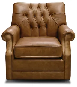 England 4P069AL England 4P069AL Perry - Leather Swivel Chair