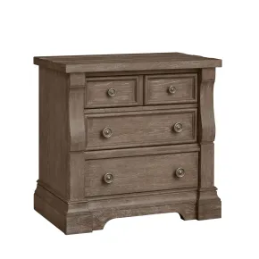 Samuel Lawrence Furniture S958-050 Lawson's Creek - 3-Drawer Nightstand With USB-C Port - Dark Brown