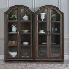 Liberty Furniture 765-DR-2BC Provence Park - Bunching Cabinet (Set of 2) - Chateau Brown