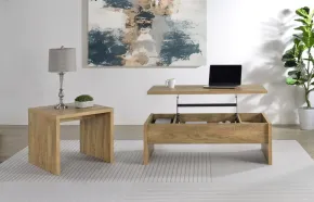 Coaster Fine Furniture 706358-S2 Canoga - 2 Piece Lift Top Cocktail Coffee Table Set - Mango