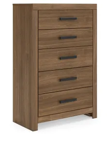 Ashley Furniture PCB1116-46 Broachmyn - Five Drawer Chest - Auburn