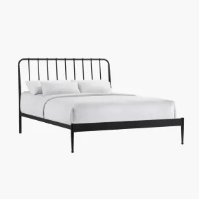 Intercon MB-BR-FRMQEN-MTE-C Intercon MB-BR-FRMQEN-MTE-C Metal Beds - Farmhouse Queen Metal Bed - Matte Black