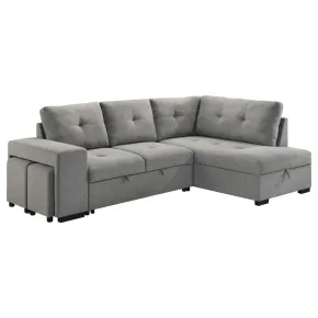 Coaster Fine Furniture 500347B3 Roanne - Chaise, Box 3 of 3 - Gray