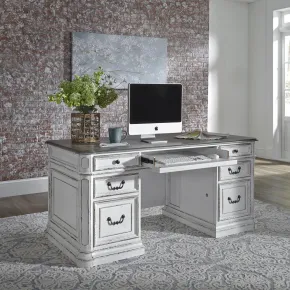 Liberty Furniture 244-HOJ-DSK Magnolia Manor - Desk - Antique White