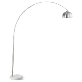 CoasterEveryday 901199 Krester - Dome Shade Metal Arc Floor Lamp - Chrome