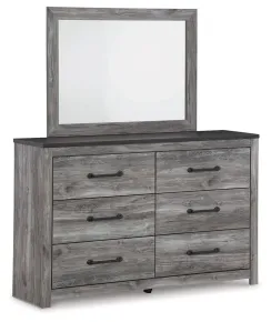 Ashley Furniture B1290B1 Ashley Furniture B1290B1 Bronyan - Dresser And Mirror - Dark Gray