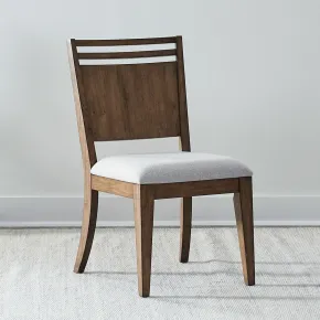 Liberty Furniture 936-C9101S Shaker Lakes - Panel Back Side Chair - Harvest Brown