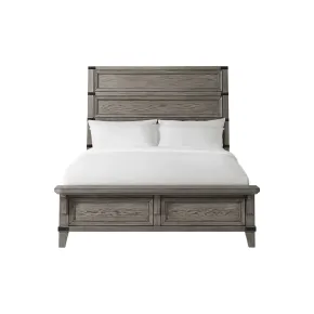 Intercon FG-BR-4965QB-STE-C Intercon FG-BR-4965QB-STE-C Forge - Queen Bed - Brushed Steel