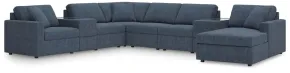 Ashley Furniture 92121S42 Ashley Furniture 92121S42 Modmax - 8-Piece Sectional With Raf Corner Chaise And Storage Consoles - Ink