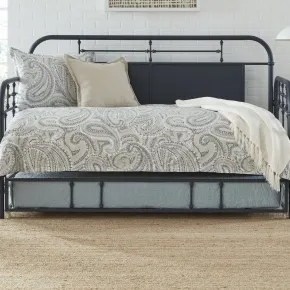 Liberty Furniture 179-BR11T-N Vintage Series - Twin Metal Trundle - Navy