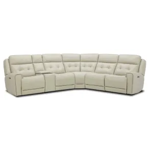 Liberty Furniture 7006ST-UPH-6PCSEC Carrington - 6 Piece Sectional - Baja Stone