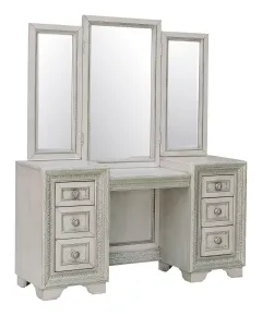 Pulaski Furniture P269-BR-K11 Pulaski Furniture P269-BR-K11 Camila - Vanity And Mirror - Creamy White