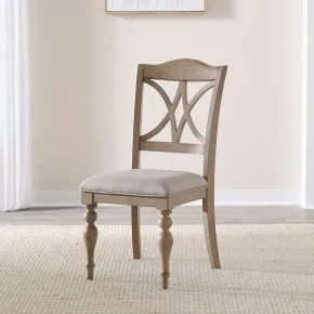 Liberty Furniture 607N-C9001S Liberty Furniture 607N-C9001S Summer House - Splat Back Side Chair - Sand Dune