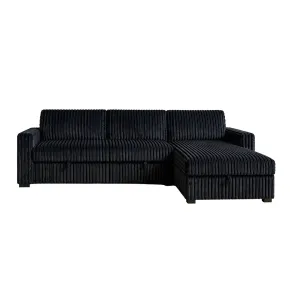 New Classic 23-U1899B-2NP New Classic 23-U1899B-2NP Bliss - 2 Piece Sectional (Sleeper/Chais) - Midnight