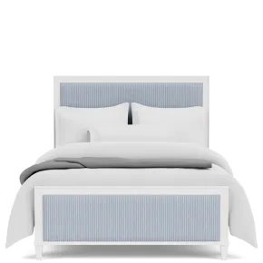 Riverside Furniture 30798-30797-30779 Riverside Furniture 30798-30797-30779 Rosalie - Full Upholstered Bed - Blue / White