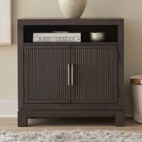 Liberty Furniture 313-BR62 Modern Edge - Bedside Chest With Charging Station - Caffe