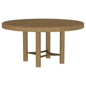 Coaster Fine Furniture 108930 Arini - 60" Round Wood Dining Room Table - Sand Wash