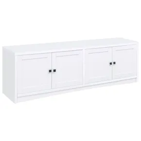 CoasterEveryday 724113 Laughlin - 4 Door Engineered Wood TV Stand - White