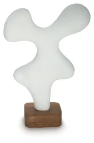 Ashley Furniture A2000839 Lavarsen - Sculpture - 16.75" - White / Brown