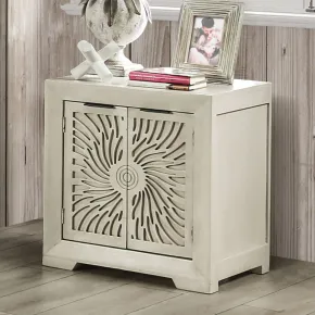 Furniture of America EM7080IV-N Geneva - Nightstand - Ivory