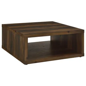 CoasterEveryday 710508 Frisco - Square Engineered Wood Coffee Table - Dark Pine