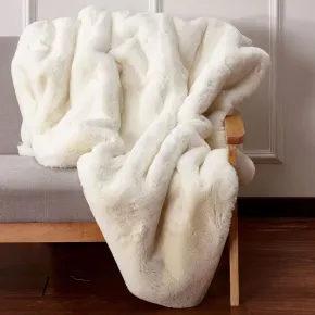 Furniture of America TW4144 Caparica - Throw - Off-White