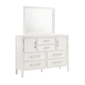 New Classic 00-677W-DM New Classic 00-677W-DM Andover - Dresser & Mirror - White