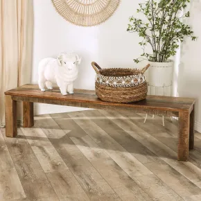 Furniture of America FOA51032 Galanthus - 68"L Dining Bench - Weathered Light Natural Tone