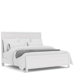 Riverside Furniture 30718-30719-30772 Rosalie - King Panel Bed - White