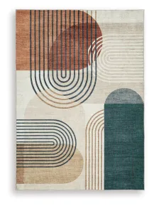 Ashley Furniture R407382 Ashley Furniture R407382 Farrendale - 5' x 7' Washable Rug - Multi