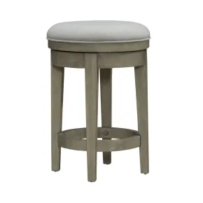 Liberty Furniture 789-OT9003 Brentwood - Upholstered Swivel Console Stool - Sandstone