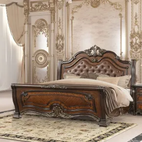 New Classic 00-2477-200 New Classic 00-2477-200 Bella Notte - 6/0 Western King Padded Sleigh Bed Only - Cherry