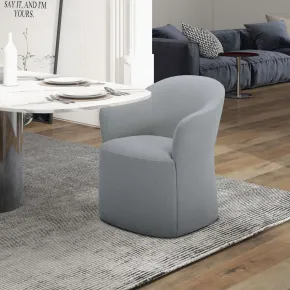Liberty Furniture 731-ADC90-SP Liberty Furniture 731-ADC90-SP Accent Dining - Dining Accent Chair With Casters - Sapphire