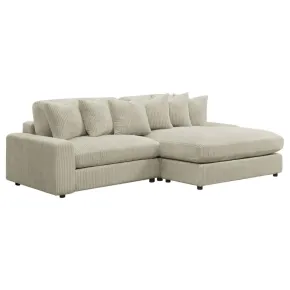 Coaster Fine Furniture 509899B1 Blaine - LAF Chaise - Sand