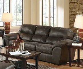 Jackson Furniture Industries 445303-1227/28-3027/28 Grant - Faux Leather Sofa - Steel