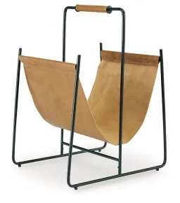 Ashley Furniture A4000668 Faronworth - Magazine Rack - Brown / Black